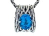 Balissima By Effy Collection Sterling Silver Blue Topaz Pendant Necklace