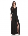 Rachel Pally Women's Leeza Long Sleeve Cowl Maxi Dress