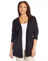 Calvin Klein Women's Plus-Size Long Ponitelle Cardigan