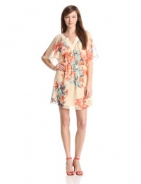 Gypsy 05 Women's Katori Floral Mini Dress, Ivory, Small Gypsy 05 Women's Katori Floral Mini Dress, Ivory, Small