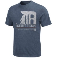 MLB Majestic Detroit Tigers Submariner T-Shirt - Navy Blue MLB Majestic Detroit Tigers Submariner T-Shirt - Navy Blue
