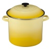 Le Creuset Enameled Steel Stock Pot with Lid, 12-Quart, Soleil