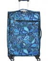 Ricardo Beverly Hills Luggage Sausalito Superlight 2.0 24-Inch 4W Expandable Spinner Upright, Rhythm/Blue Paisley, Large