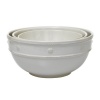 Juliska Berry & Thread Whitewash Mixing Bowls Set of Three