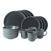 Gordon Ramsay 16-Piece Bread Street Dinnerware Set, Slate