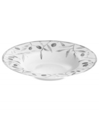 Make your peace. A serene watercolor spans white Limoges porcelain in the Olive Branch soup bowl, epitomizing the meticulous detail and natural allure of designer Michael Aram. Make your peace. A serene watercolor spans white Limoges porcelain in the Olive Branch soup bowl, epitomizing the meticulous detail and natural allure of designer Michael Aram.