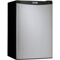 Danby DCR122BSLDD 4.3 Cu. Ft. Designer Compact Refrigerator - Black/Stainlees Steel Danby DCR122BSLDD 4.3 Cu. Ft. Designer Compact Refrigerator - Black/Stainlees Steel