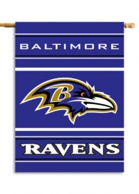 NFL Baltimore Ravens 2-Sided 28-by-40-Inch House Banner NFL Baltimore Ravens 2-Sided 28-by-40-Inch House Banner