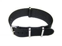 22mm NATO G10 Black Nylon Military Watch Band Strap 22mm NATO G10 Black Nylon Military Watch Band Strap