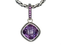 Balissima By Effy Collection Sterling Silver Amethyst and Pink Sapphire Pendant Balissima By Effy Collection Sterling Silver Amethyst and Pink Sapphire Pendant