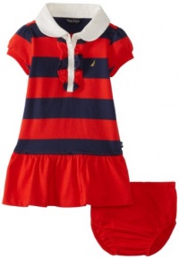 Nautica Baby-Girls Infant Rugby Dress with Double Ruffle Placket, True Red, 12 Months Nautica Baby-Girls Infant Rugby Dress with Double Ruffle Placket, True Red, 12 Months
