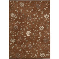 Oasis OAS01 5.6-Feet by 7-1/2-Feet Rectangle Rug, Spice