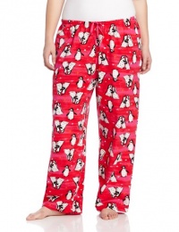 Hue Sleepwear Women's Plus-Size Penguin Couples Pant