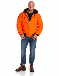 Carhartt Men's Duck Active Jacket- Quilted Flannel Lined J140