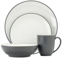 Noritake Colorwave Graphite 16 Piece Set, service for 4. Noritake Colorwave Graphite 16 Piece Set, service for 4.