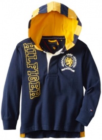 Tommy Hilfiger Boys 2-7 Long Sleeve Gale Hoody Frugby, Swim Navy, 07 Regular Tommy Hilfiger Boys 2-7 Long Sleeve Gale Hoody Frugby, Swim Navy, 07 Regular