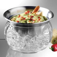 Prodyne ICED Dip-on-Ice Stainless-Steel Serving Bowl Prodyne ICED Dip-on-Ice Stainless-Steel Serving Bowl