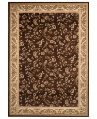 Woven of rich colored threads in a crisp vine and floral motif, the Princeton area rug lends a vintage-inspired look to your floors. Crafted for supreme durability with an ultra-soft finish. Woven of rich colored threads in a crisp vine and floral motif, the Princeton area rug lends a vintage-inspired look to your floors. Crafted for supreme durability with an ultra-soft finish.