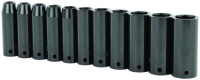 Stanley 97-126 11 Piece 1/2-Inch Drive Metric Deep Impact Socket Set