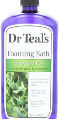 Dr. Teal's Foaming Bath, Eucalyptus Spearmint, 34 Fluid Ounce