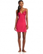 Calvin Klein Womens Evoke Chemise, Rouge Lips, Medium