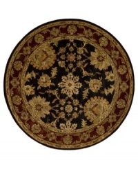Rich with color and refined floral motifs, this Nourison area rug offers luxury for any space. Soft, durable wool is tufted by hand and herbal-washed for a beautiful, heirloom-quality texture and sheen. Rich with color and refined floral motifs, this Nourison area rug offers luxury for any space. Soft, durable wool is tufted by hand and herbal-washed for a beautiful, heirloom-quality texture and sheen.