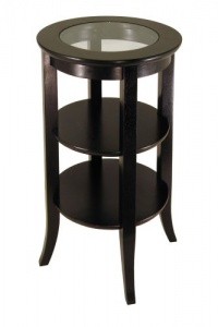 Winsome Wood Round Side Table, Espresso Winsome Wood Round Side Table, Espresso