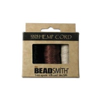 Hemp Twine Bead Cord .5mm 3 Spool App 59 Feet 42543 Hemp Twine Bead Cord .5mm 3 Spool App 59 Feet 42543