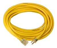 Yellow Jacket 2887 14/3 Heavy-Duty 15-Amp SJTW Contractor Extension Cord with Lighted Ends, 50-Feet Yellow Jacket 2887 14/3 Heavy-Duty 15-Amp SJTW Contractor Extension Cord with Lighted Ends, 50-Feet