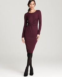 An artfully gathered waist lends feminine inspiration to a Lafayette 148 New York dress, rendered with a hint of stretch for a flawless silhouette. An artfully gathered waist lends feminine inspiration to a Lafayette 148 New York dress, rendered with a hint of stretch for a flawless silhouette.