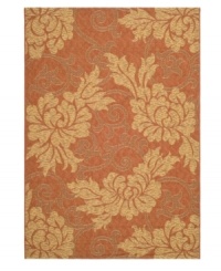 Reflecting the natural tones and textures of its surroundings, this versatile flat-weave area rug from Safavieh adds lush style to any indoor or outdoor space. Reflecting the natural tones and textures of its surroundings, this versatile flat-weave area rug from Safavieh adds lush style to any indoor or outdoor space.