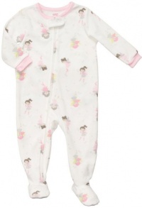 Carter's Baby Girls Micro Fleece Footed Blanket Sleeper Pajama - Fairy Print(2t) Carter's Baby Girls Micro Fleece Footed Blanket Sleeper Pajama - Fairy Print(2t)