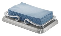 InterDesign York Metal Guest Towel Holder, Split Finish InterDesign York Metal Guest Towel Holder, Split Finish