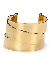 MARC BY MARC JACOBS' wrap cuff works cool contours--wear the sleek style with all black for cutting-edge accessorizing. MARC BY MARC JACOBS' wrap cuff works cool contours--wear the sleek style with all black for cutting-edge accessorizing.