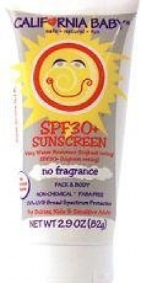 California Baby SPF 30+ Fragrance Free Sunscreen 2.9 oz California Baby SPF 30+ Fragrance Free Sunscreen 2.9 oz