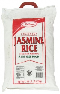 Roland Premium Jasmine Rice from Thailand, 20-Pound Bag