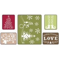 Sizzix 656985 Textured Impressions Embossing 5 Folders Sizzix 656985 Textured Impressions Embossing 5 Folders
