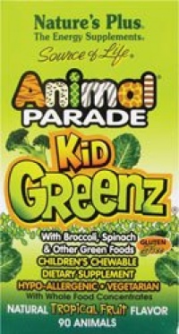 Nature's Plus - Childrens - Animal Parade KidGreenz 90 Nature's Plus - Childrens - Animal Parade KidGreenz 90