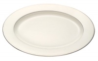 Mikasa Gothic Platinum 14-Inch Bone China Oval Platter Mikasa Gothic Platinum 14-Inch Bone China Oval Platter