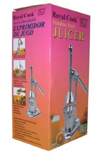 Royal Manual Lever Press Citrus Juicer, Stainless Steel Royal Manual Lever Press Citrus Juicer, Stainless Steel