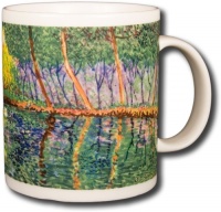 Claude Monet - The Pond at Montgeron - 14oz Coffee Mug Claude Monet - The Pond at Montgeron - 14oz Coffee Mug