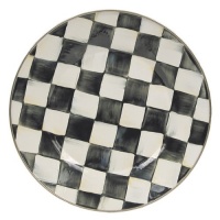 MacKenzie-Childs Enamelware Courtly Check Dinner Plate MacKenzie-Childs Enamelware Courtly Check Dinner Plate