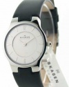 Skagen Leather Ultra Slim Ladies Watch 433SSLB1 - Skagen 433SSLB1