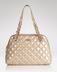 Luxe be a lady with this poised leather kate spade new york shoulder bag. With a peplum and pumps, the look's very sassy-sophisticate. Luxe be a lady with this poised leather kate spade new york shoulder bag. With a peplum and pumps, the look's very sassy-sophisticate.
