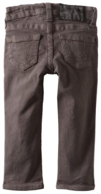 True Religion Girls 2-6X Casey Overdye Pant, Charcoal, 4 True Religion Girls 2-6X Casey Overdye Pant, Charcoal, 4