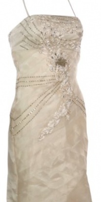 Sue Wong Nocturne Women's Beaded Organza Shutter Dress Sue Wong Nocturne Women's Beaded Organza Shutter Dress