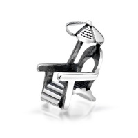 Bling Jewelry 925 Sterling Silver Beach Chair Umbrella Charm Fits Pandora Bead Bling Jewelry 925 Sterling Silver Beach Chair Umbrella Charm Fits Pandora Bead