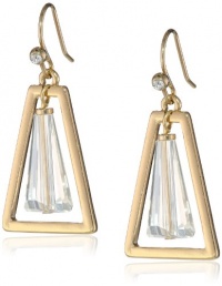 Kenneth Cole New York Jet Geometric Orbital and Faceted Bead Drop Earrings