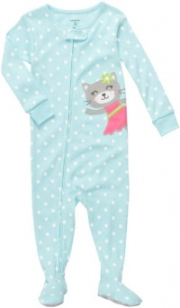 Carter's Girls 12-24 Months Dotted Ladybug Footed Sleeper Carter's Girls 12-24 Months Dotted Ladybug Footed Sleeper