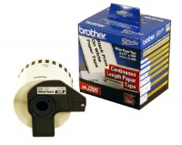 Brother Continuous 2.4 in x 100 ft (62mm x 30.4m) Paper Label Roll (DK-2205) - Retail Packaging